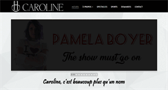 Desktop Screenshot of productionscaroline.com